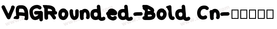 VAGRounded-Bold Cn字体转换